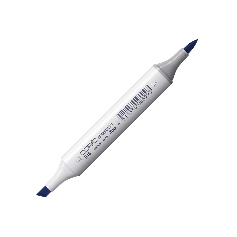 Copic Sketch Coloured Marker Pen - (B-16) Cyanine Blue, For Art & Crafts, Colouring, Graphics, Highlighter, Design, Anime, Professional & Beginners, Art Supplies & Colouring Books — image 1