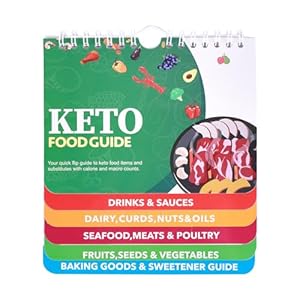 Kinberry Kookgids Boekje – Magnetische Keto-voedsellijst Keto Cheat Sheet Magneten Grafiek Gemakkelijk te lezen Keto Dieet Koelkastgids voor beginners en ervaren beoefenaars