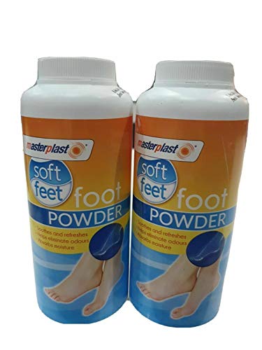 2 polvos para pies Masterplast, calma y refresca, 170 g