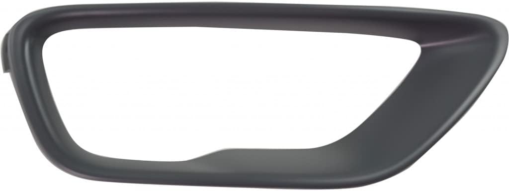 KarParts360 For Jeep Grand Cherokee 2014-2021 Fog Light Trim Driver and Passenger Side | Pair | Front | Laredo/Overland/Limited/Trailhawk Models | Painted Gray Outer Trim Ring | CH1038199, CH1039199