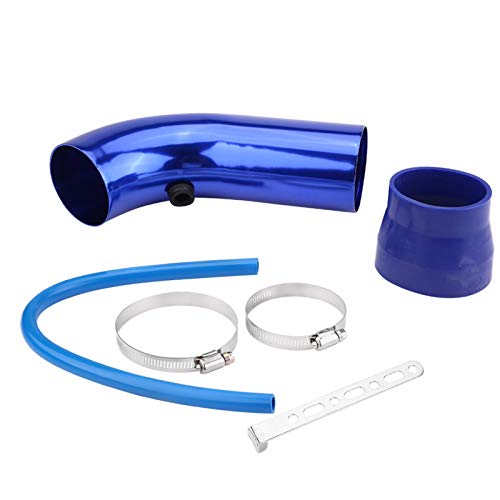 Tubo de entrada de aire, sistema de filtro de manguera de tubo de entrada de aire frío universal para coche de 76 mm/3 pulgadas(azul) Cover