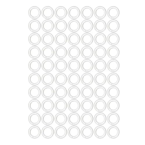 Anillos para cortinas de ducha resistentes a la humedad pack de 100 3