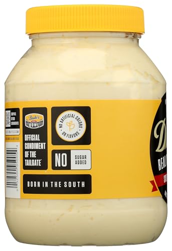 Image of Dukes Real Mayonnaise, Smooth & Creamy, Sugar Free, 30 Fluid Ounces (Pack Of 12)