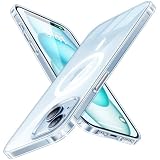 TORRAS Dr. Ultra Dünn für iPhone 13 Hülle iPhone 14 Hülle für MagSafe [Nr. 1 Magnetkraft] Extrem Stoßfest Kratzfest Hülle iPhone 13/14 Case (Samtiger Griff&Elegantes Aussehen) Slim hülle Transparent