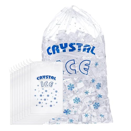 Sac de stockage de glace solide anti-déchirure avec cordon étanche