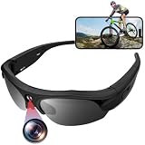 Pudet Luo Gafas con Camara WiFi 4K, Camara Deportiva, De Sol Polarizadas
