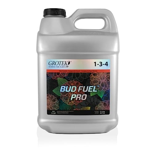 GROWMANIA Fertilizante Bud Fuel Pro de Grotek 10 L | Abono para Etapa de PreFloración y Floración de Cultivos | Estimulador Crecimiento de Plantasy Flores