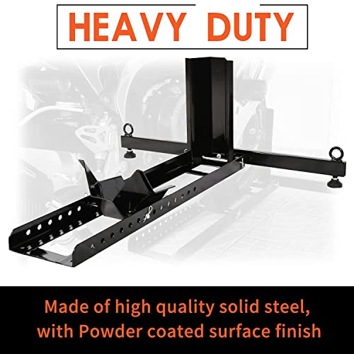 Ego Bike Adjustable Motorcycle Wheel Chock Upright 1800Lb Capacity Adjustable Motorcycle Stand Wheel Tire Chock For 15"-22" Wheels #TOP5