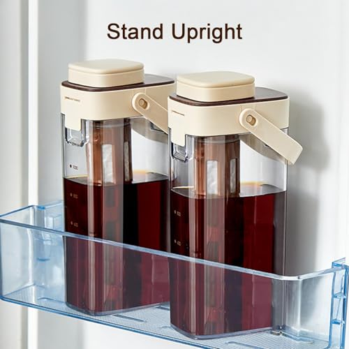 Cafetera cold brew para una cocina moderna: jarra de vidrio de 1000 ml con sello de frescor 4