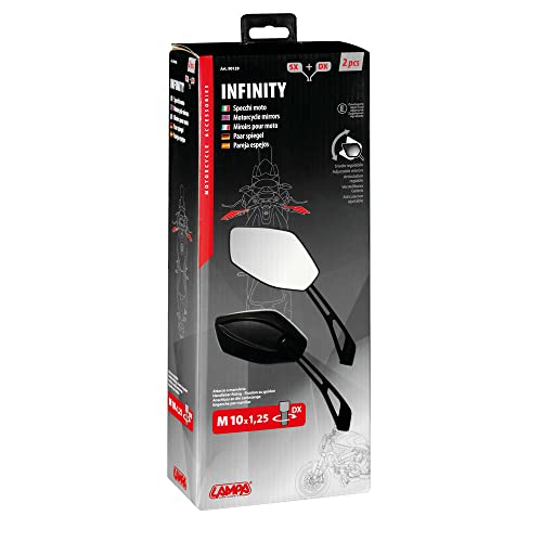 Lampa 90129 Infinity miroir moto pour éliminer les angles morts - 2