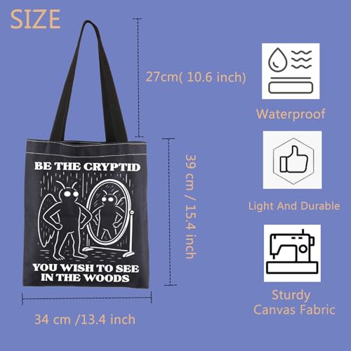 Bolsa Tote Cryptid Mythical Creature Cryptozoology miniatura 4