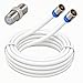 Fritz!Box 6690 Cable Router Netzwerk Anschlusskabel Deluxe Premium 8K Cabelcon Schnellstecker + Verbinder Weiss 10 Meter