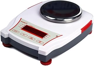 ZCBYBT Analytical Balance Precision Balance High-Precision Electronic Analytical Balance with 130Mm Tray Digital Scientific Lab Scale for Laboratory Pharmacy,0.01g/1100g