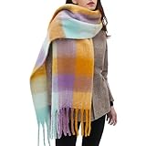 Matériau : Matériau en polyester, doux et tendance, épais et chaud. Il est doux et confortable, tout comme le coton qui vient d'être exposé au soleil, doux et chaud. Toucher cachemire et laine. Couture exquise, s'adapte à la ligne du cou, confortable à porter --- écharpes pour femmes, écharpes pour hommes, écharpe chaude pour homme, écharpe en soie, chapeau et écharpe pour femme.