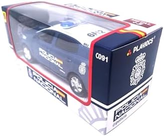 PLAYJOCS GT-8095 Voiture de police nationale. Véhicule métallique