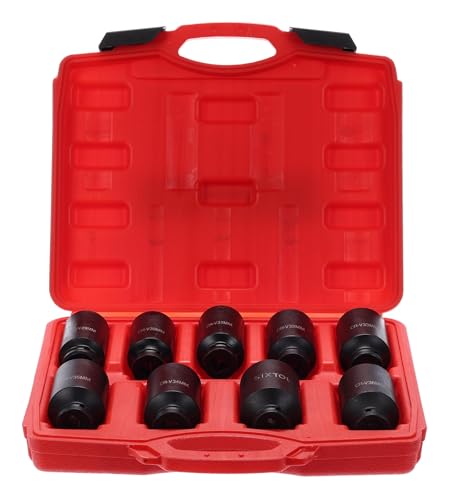 Jeu de clés à Douille 1/2" 9 pièces complet pour coffret mécanicien