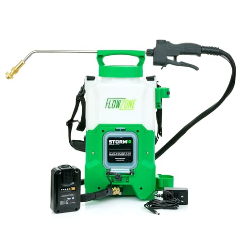 FlowZone Storm 1-Gallon Battery Powered Sprayer | SwapTank Electric Sp