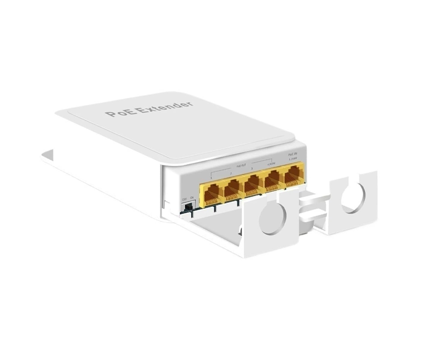 5-Port POE Repeater 100/1000Mbps Outdoor Network 44-57V 90W(1pcs 100Mbps)