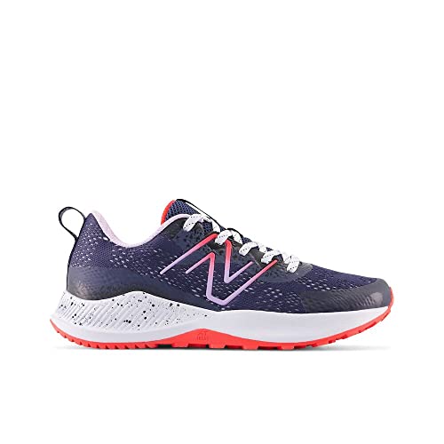 New Balance Girls Dynasoft Nitrel V5 Lace-Up Running Shoe, Eclipse/Natural Indigo/Electric Red, 3.5 Big Kid #TOP2