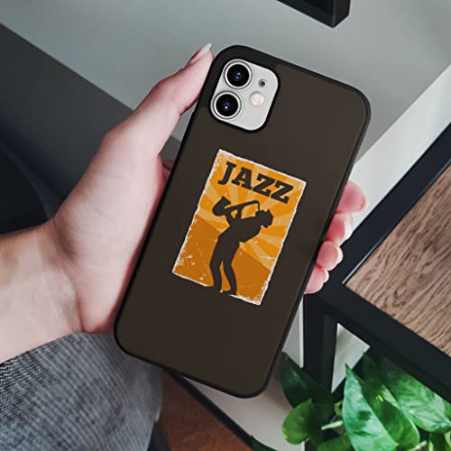 Jazz Iphone 12 Case - Saxophone Phone Case For Iphone 12 - Silhouette Iphone 12 Case Multicolor #TOP1
