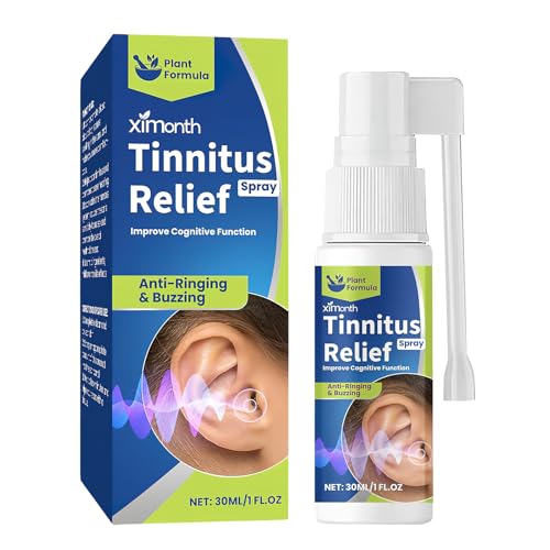 Tinnitus Relief Spray, Tinnitus Ear Spray for Reduce Ear Noise Hearing Loss and Ringing Ears