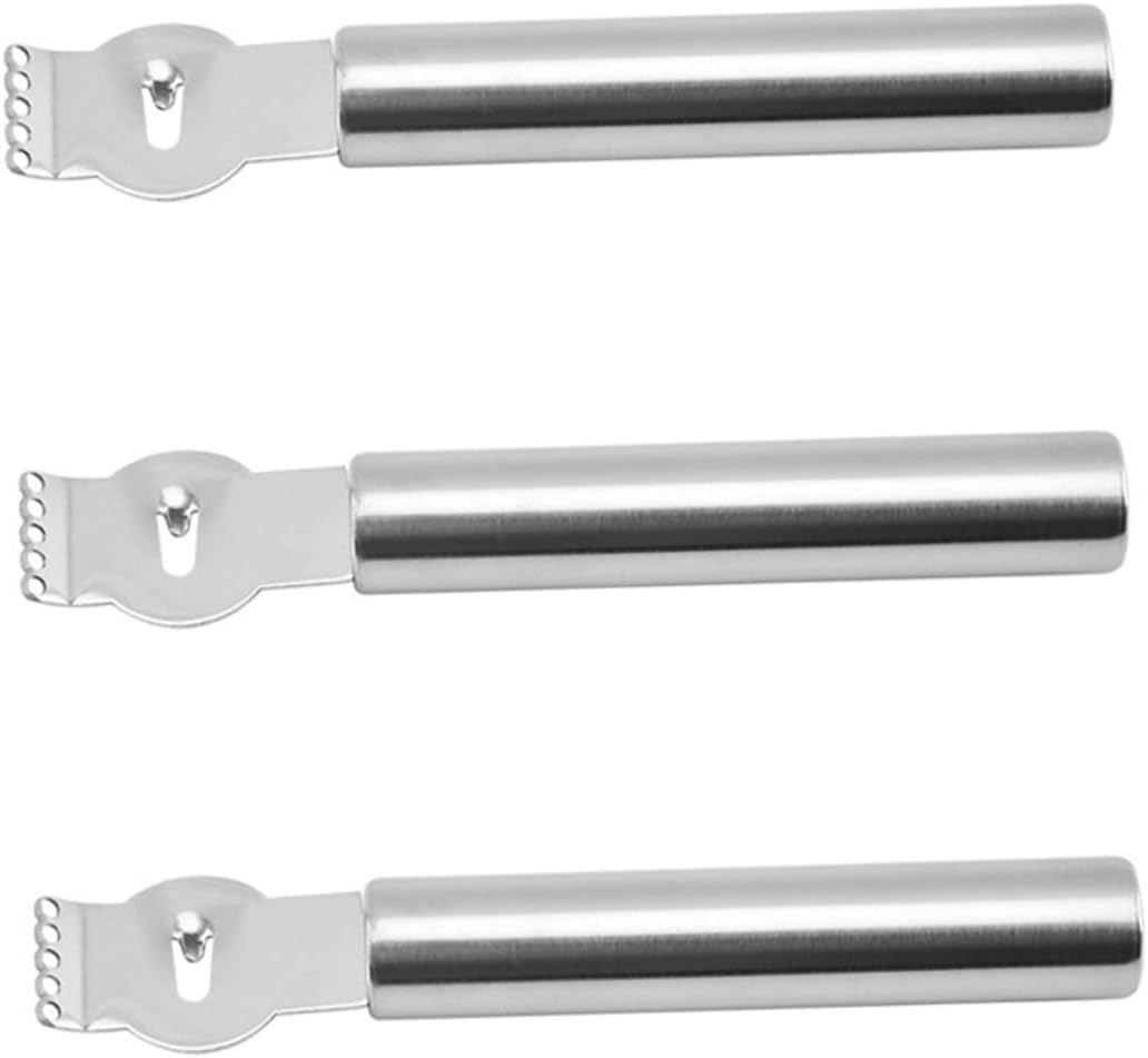 3pcs Stainless Steel Zester Grater for Fruits Vegetables Cheese Multi-functional Kitchen Tools with Comfortable Grip for Easy Use