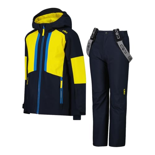 Cmp Set Tuta Sci Da Bambino In Twill, 35W0294 (Winter Sun/Blu Scuro, 140) - 3