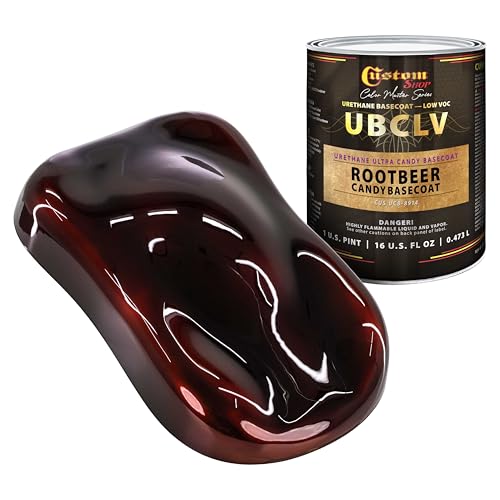 Custom Shop Urethane Ultra Candy Basecoat Paint, Rootbeer - Pint