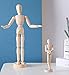 Drawing Figure Mannequin Wooden Model - Wood Human Art Manikin Posable for Artist sketching posing doll 12'' Inch Female