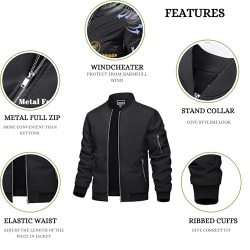 Image of MIA FASHION Men's UPF 50+ Full Sleeves Zipper Function Sun Protection Jacket for Biking & Sport