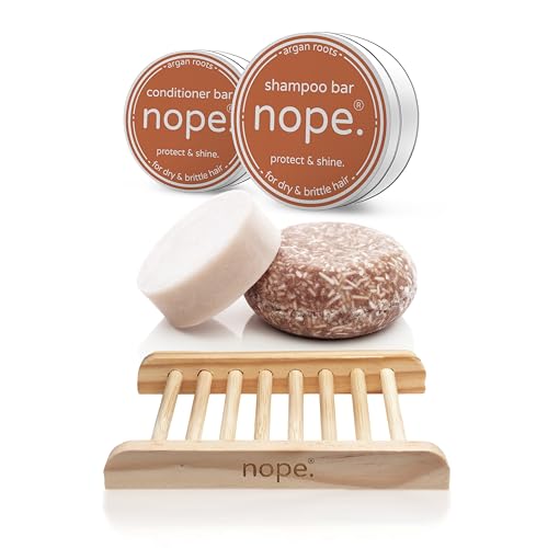 nope. Haircare Argan Roots Vegan Shampoo Bar and Conditioner