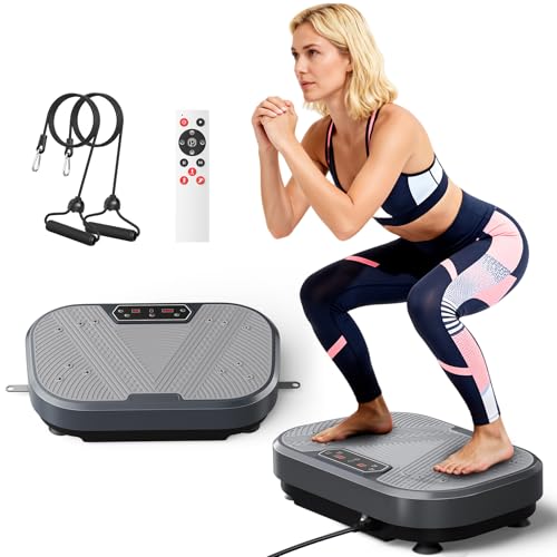 Vibrationsplatte,Rüttelplatte Sport für Zuhause,120 Vibrationsstufen 10 Programme ,Vibrationsplatte mit Eingebauter Bluetooth-Lautsprecher für Ganzkörpertraining,Muskelaufbau und formung,(200 kg) Vibrationsplatte,Rüttelplatte Sport für Zuhause,120 Vibrationsstufen 10 Programme ,Vibrationsplatte mit Eingebauter Bluetooth-Lautsprecher für Ganzkörpertraining,Muskelaufbau und formung,(200 kg)