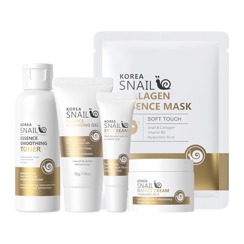 Imagen de Autmor Set de Cuidado de la Cara Completo Kit de Cuidado Facial Hidratante y Nutritivo y Control de Aceite Adecuado para Todos los Tipos de Piel Ideal para Regalo para Mujer Beauty con Mini Tamaño