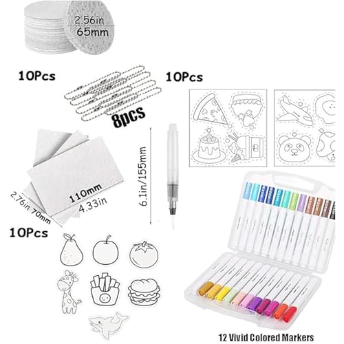 Puffy Paint - Bubble Drawing Pen, Puffy Fabric Paint | Paint for Crafts 3D Painting Canvas Sponge Art Supplies for Outdoor Festive Kids Travel Family Window Furniture School Home Demonstrations - Image 5