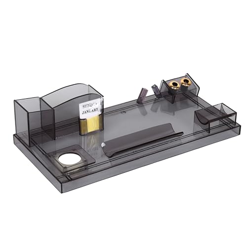 Image of DESKDOCK Acrylic Flag Design Pen Stand for Office and Study Table | 2 Pen Free