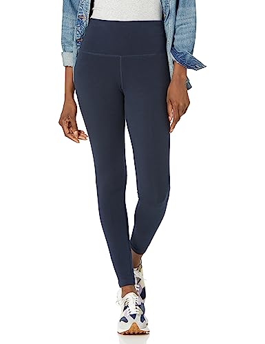 Jockey Women's Cotton Stretch Basic Ankle Leggings, Dark Navy, X-Large