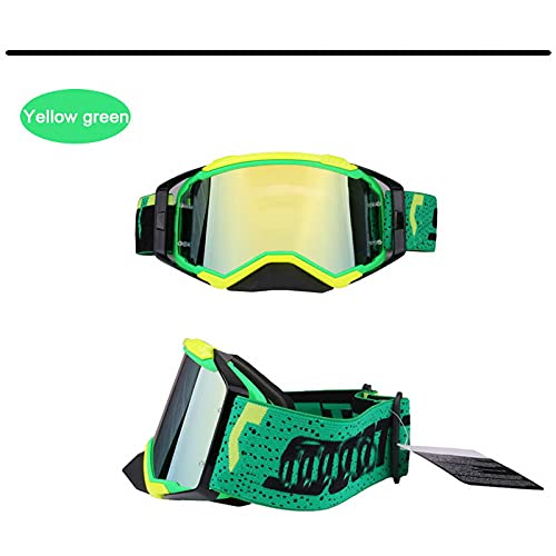 Motocross occhiali da sole occhiali per sport all'aperto ciclismo fuoristrada sporcizia casco da moto occhiali proteggere a prova di sabbia (Color : 1)