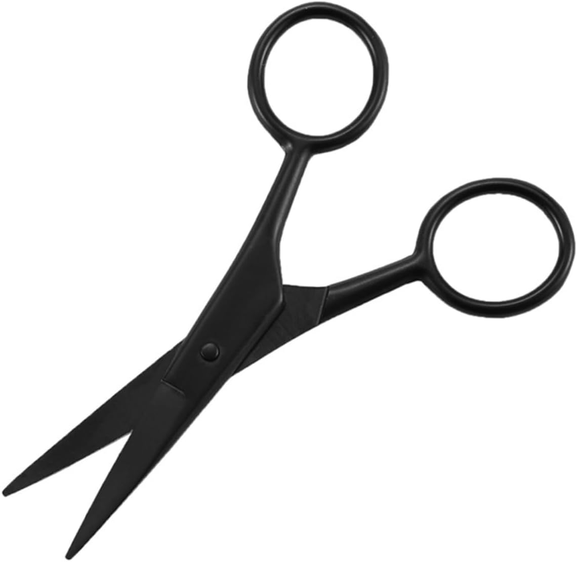 2pcs Professional Beard Trimmer Body Hair Scissors Hairdressing Scissors Compact Beard Care Tool for Men Random Color