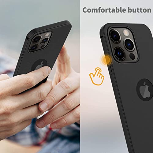 Image of Mobile Back Cover Case for iPhone 13 Pro (Silicone Case|CameraProtection|Black SC1510)