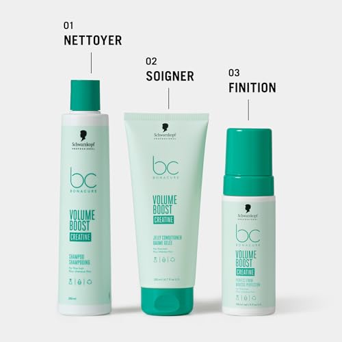 Conditionner cheveux fins Volume Boost Schwarzkopf gelée démêlante