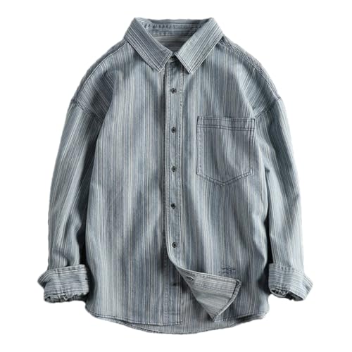 Chemise homme manches longues délavée idéale pour vos sorties branchées