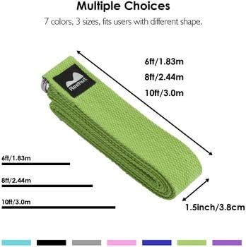NEWONE Yoga Strap 6ft, 8ft, 10ft Adjustable