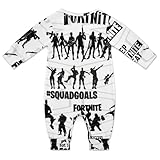 [RBWMZNB] ロンパース フォートナイト ベビー服 長袖 赤ちゃん服 女の子 男の子 カバーオール 長袖ボディースーツ 春秋冬 前開き 可愛い 幼児 新生児 出産祝い 贈り物 3-6ヶ月