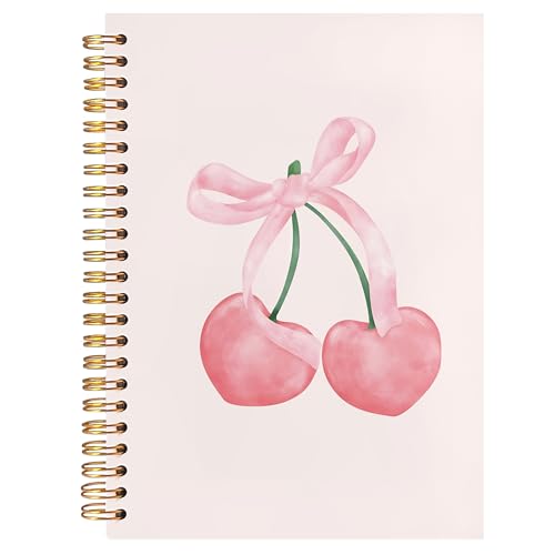 Carnet esthétique rose BearCake Preppy comme cadeau de chien cerise