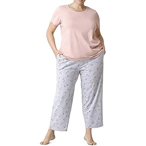 HUE Women's Mahogany Rose Pajama Set Cover
