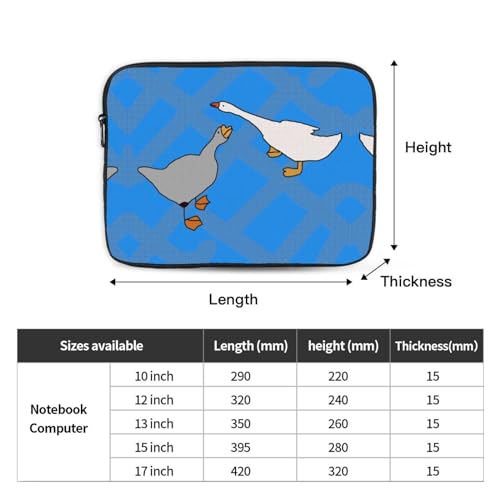 Gray Goose Laptop Sleeve Case 15 Inch Suitable For Notebook Computer Tablet Traveling Carrying Simple Case4