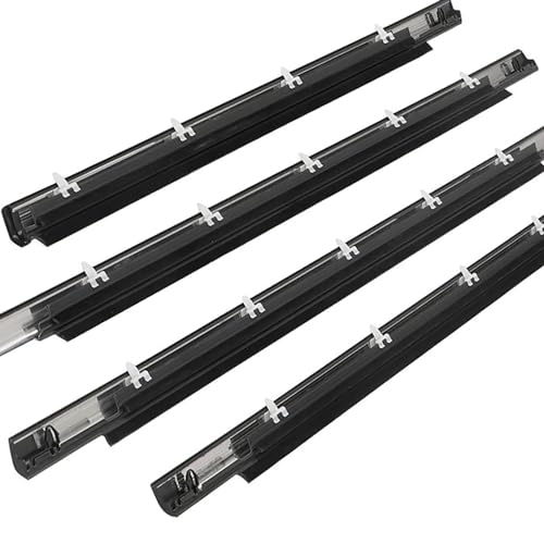 Burletes para Toyota Sequoia 2001-2007: tiras de sellado exteriores de caucho para ventanas 5