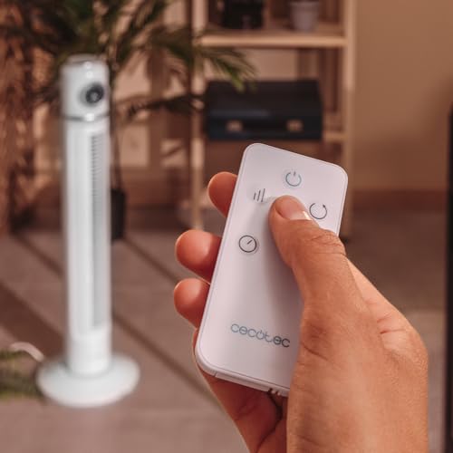 Miniatura 8 de Cecotec Pedestal Fans Energysilence 1090 Skyline Retro Smart White - 81 Cm, 40 W, Led Display, Touch And Remote Control, 3 Speed, 3 Modes, 12 Hours Timer And 72 Oscillation