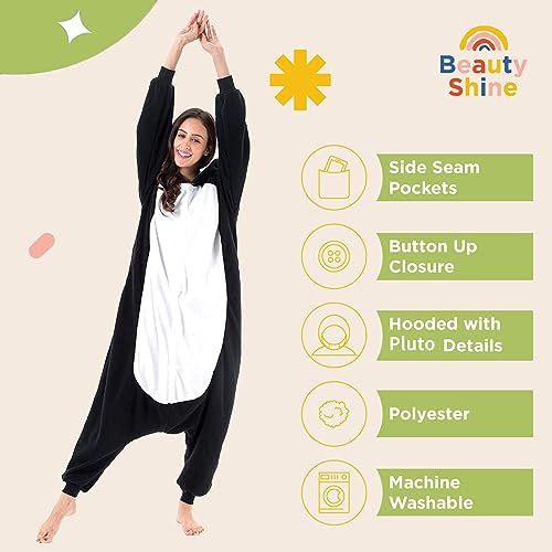 Gupgi Macacão adulto unissex de ajuste confortável para o Dia das Bruxas Pijama de flanela Cosplay A