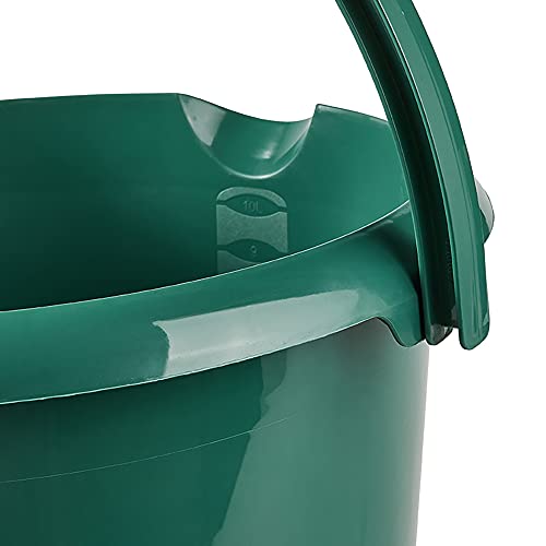 10 Liter Eimer mit Mess-Skala von keeeper für Haushalt und Garten